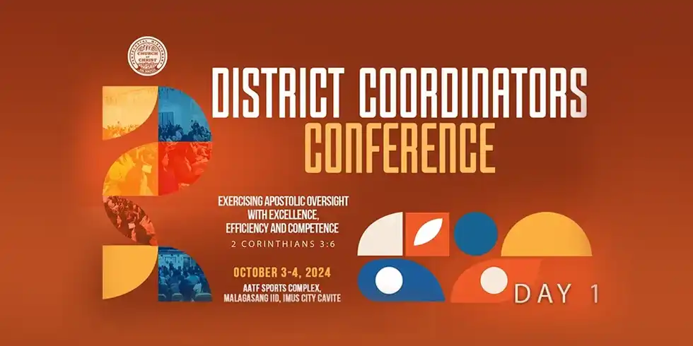 Church leaders and district coordinators gathered in a conference setting, listening to a speaker on stage, participating in group discussions, and engaging in a fitness activity as part of a leadership and spiritual development congress.