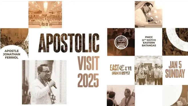 Eastern Batangas District's Apostolic Visitation by Apostle Jonathan Santos Ferriol at PMCC (4th Watch