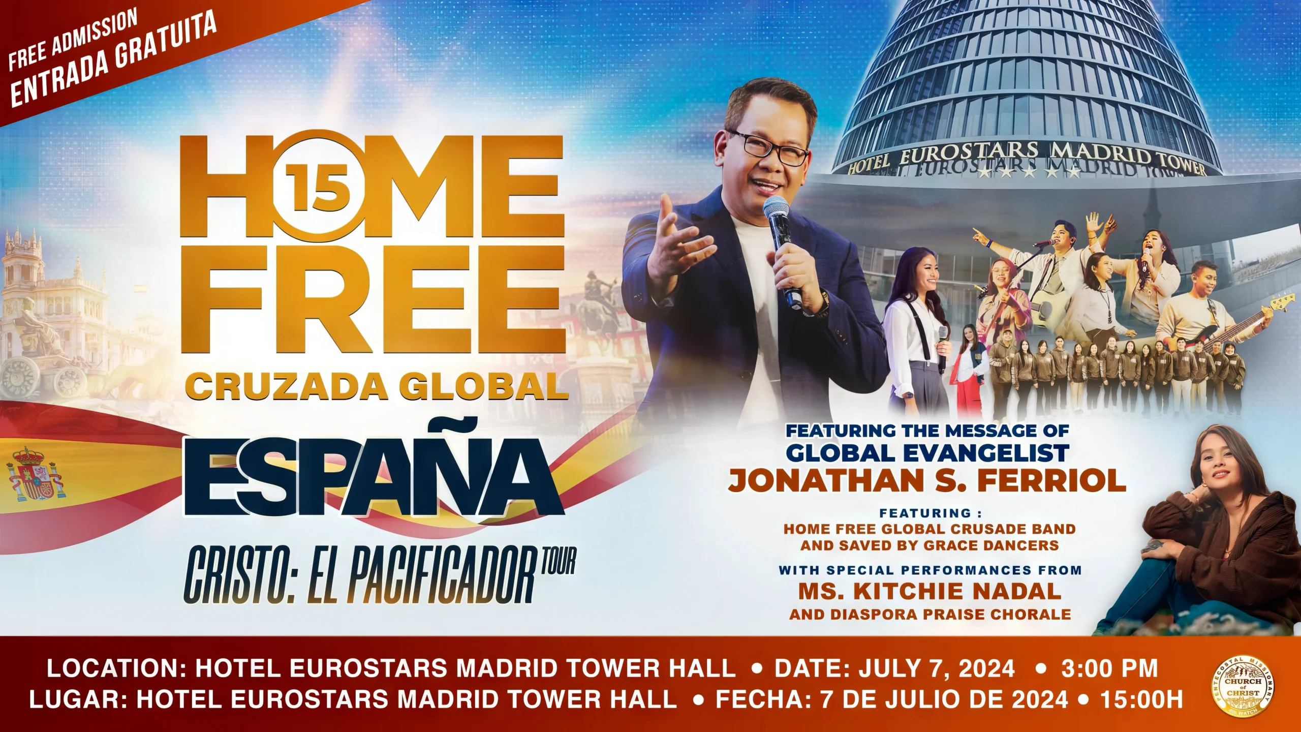 Home Free Global Crusade 2024 – Madrid