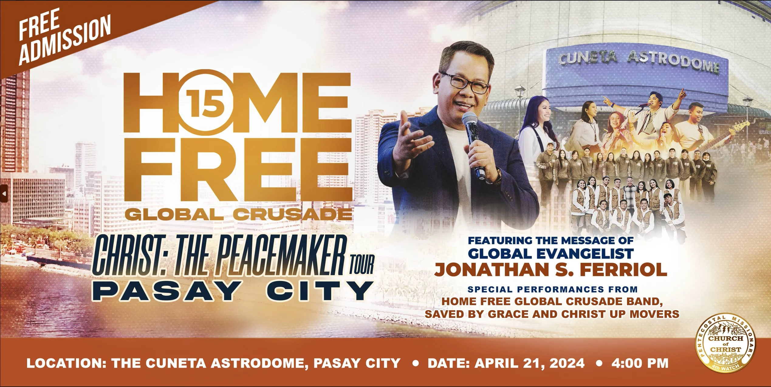 Home Free Global Crusade 2024 – Pasay
