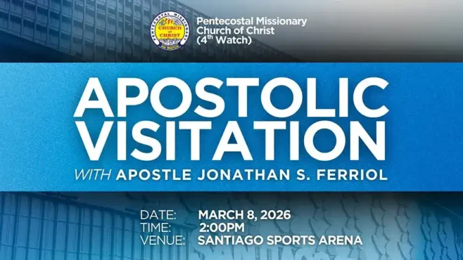 Apostle Jonathan S. Ferriol delivering a powerful message on spiritual wakefulness during the Apostolic Visitation in Northeastern Luzon District