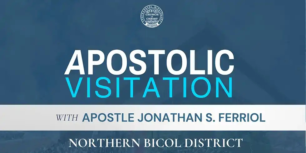 Apostle Jonathan S. Ferriol preaching during Apostolic Visitation Northern Bicol District with ministers and believers in worship and prayer