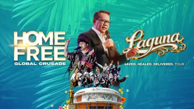 Home Free Global Crusade Laguna gathers 11,600 attendees at Jose Rizal Coliseum in Calamba City as thousands respond to the message of salvation through Jesus Christ.