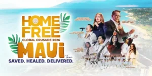Home Free Global Crusade Maui gathers worshippers in Hawaii for a powerful event of healing, hope, worship, and salvation through the Gospel of Jesus Christ.
