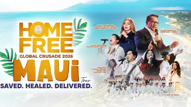 Home Free Global Crusade Maui gathers worshippers in Hawaii for a powerful event of healing, hope, worship, and salvation through the Gospel of Jesus Christ.