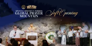AATF Global Prayer Mountain Soft Launch gathers PMCC (4th Watch) global church leaders in Tuba, Benguet for the inauguration of the new prayer sanctuary.