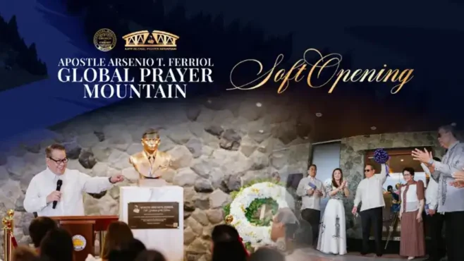 AATF Global Prayer Mountain Soft Launch gathers PMCC (4th Watch) global church leaders in Tuba, Benguet for the inauguration of the new prayer sanctuary.