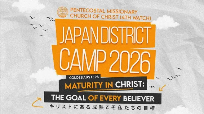 Japan District Camp 2026 delegates gather at the National Akagi Youth Friendship Center in Gunma, Japan, for worship and spiritual growth.