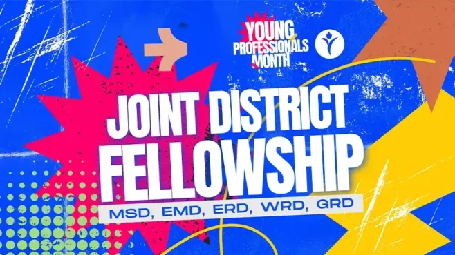 Young Professionals worship together during the First Joint Young Professionals Fellowship in Marikina City.