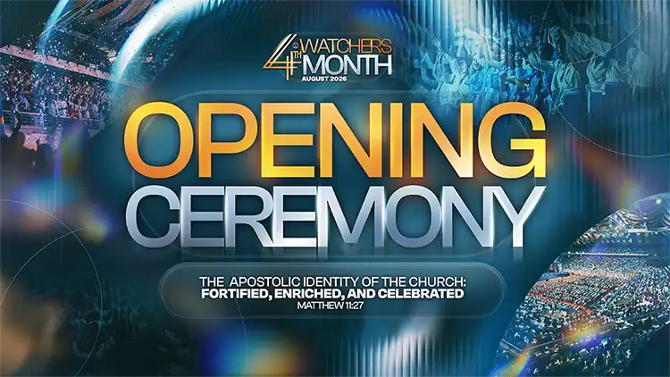 Fourth Watchers gather at PMCC (4th Watch) Marikina City during the opening service of Fourth Watchers Month 2026, celebrating the Church's apostolic identity through worship and thanksgiving.