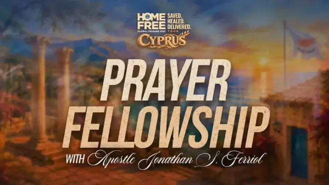 Cyprus Crusade Prayer Fellowship at Hilton Nicosia before the Home Free Global Crusade 2026