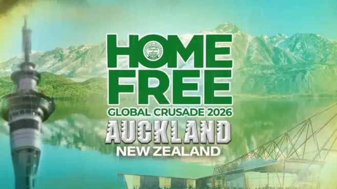 HFGC New Zealand 2026 with 3,337 attendees at the Home Free Global Crusade themed Heaven’s Peace Offering